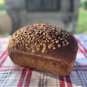 Naturally leavened & slow fermented, this soft tin-baked sandwich loaf is made with whole wheat flour, honey and butter and loaded with grains and seeds. A hearty yet tender everyday loaf with rich flavour, subtle sweetness, and exceptional texture.